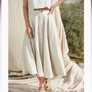 Linen skirt